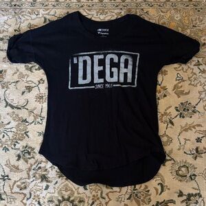 NASCAR Racecar Black 'DEGA Dolman Sleeve Graphic T-Shirt Talladega Cars Racing